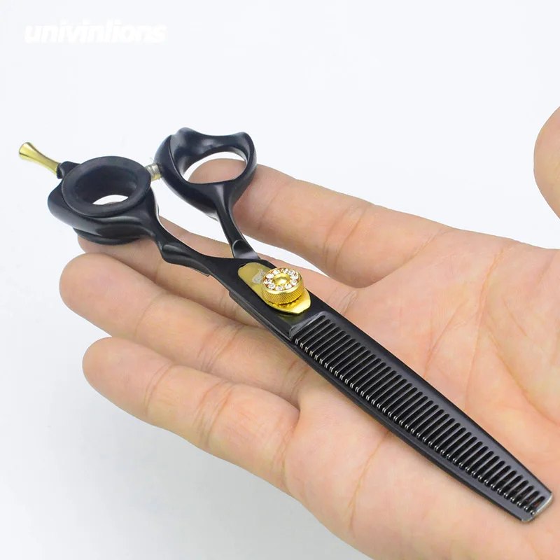 7" Pet Dog Gromming Scissors Kit Pet Cutting Scissors for Dog Animails Cat Straight& Thinning& Curved Scissors Stainless Steel