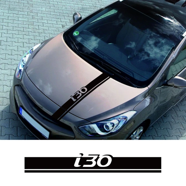 Auto Haube Abdeckung Motor Linie Brief Aufkleber Für Hyundai I30 i30n  Tuning Auto Zubehör Sport Motorhaube