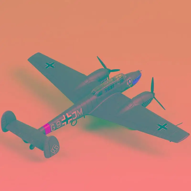 Хобби мастер Второй мировой войны Франция BF 110E-2 операция Donnerkuil 1/72 литье под давлением модель самолета