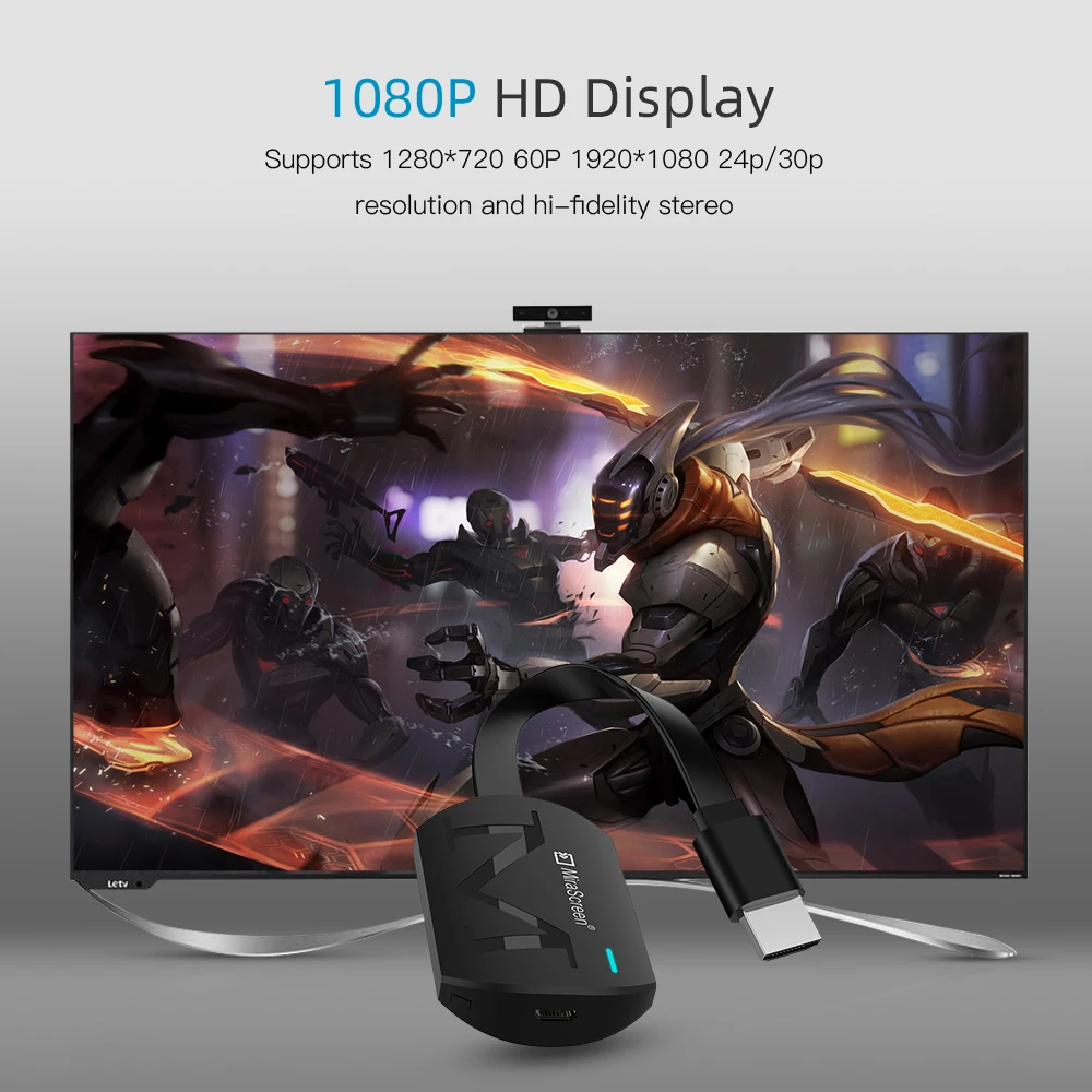 HD 1080P G4 Wireless WiFi Display TV Dongle Receiver TV Stick Miracast Airplay For PC Phone Notebook HDTV Projector