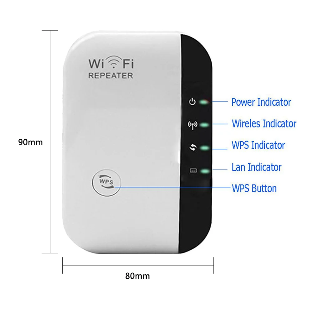 ALLOYSEED Беспроводной Wi Fi ретранслятор WiFi расширитель диапазона маршрутизатор