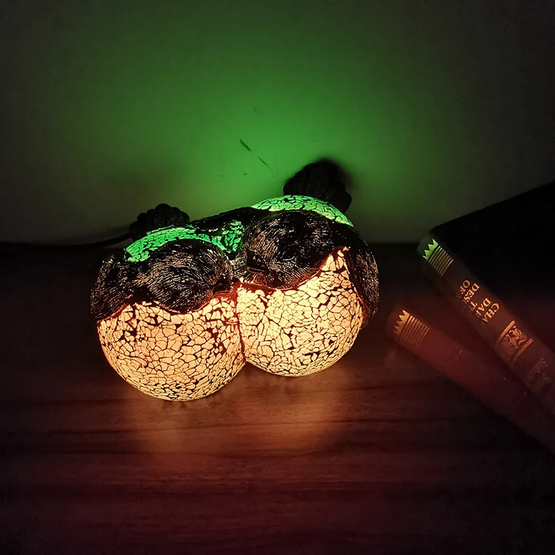 

Small night lamp plug ins lovers dream yuanyang lamp light romantic girl web celebrity gift of bedroom the head of a bed