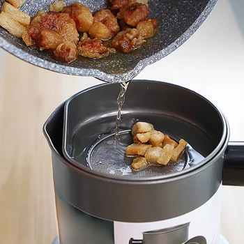 

Strainer Restaurant Filtering Practical Oil Storage Grease Keeper Portable Multifunction Home Kitchen Stainless Steel Easy Clean