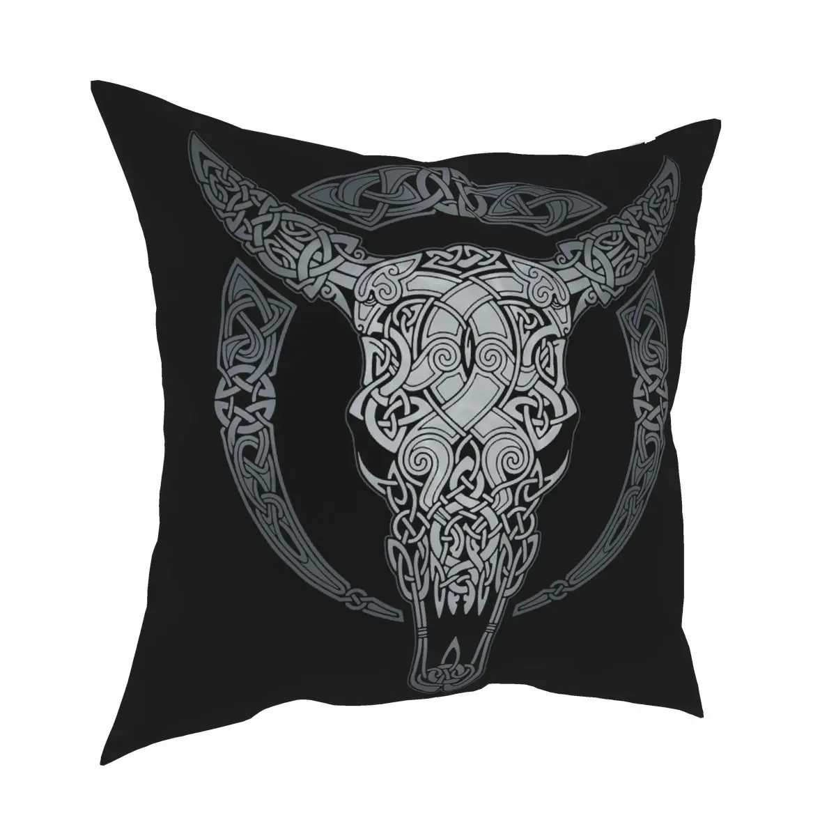 

Jotunheimr Vikings Valhalla Odin Square Pillow Case Decorative Pillow Creative Pillowcase