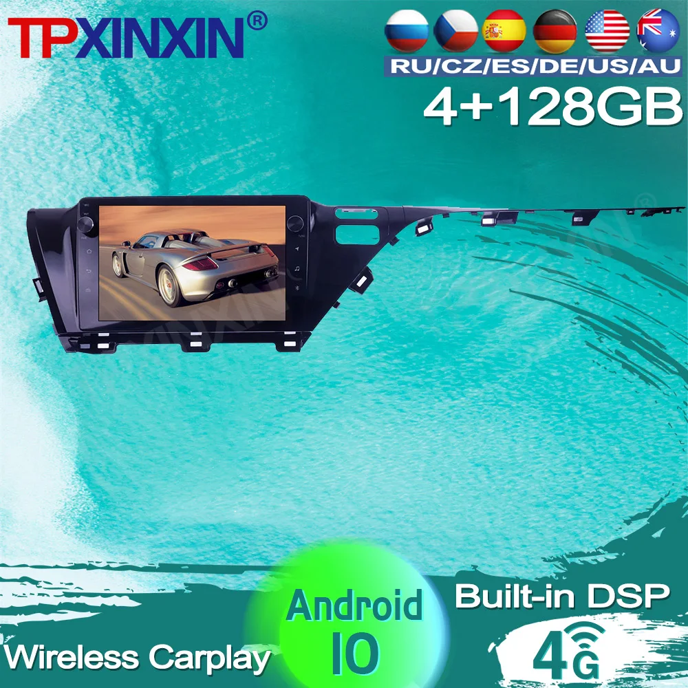 4128GForToyotaCamry20182019AndroidCarStereoRadioMultimediavideoplayerGPS