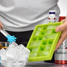 24 Сетки силиконовые лотки с формами для кубиков льда DIY десерт коктейль сок производитель квадратный плесень