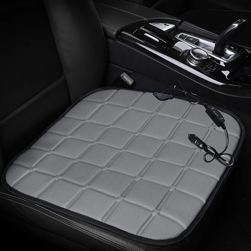

12V Electric Heated Car Seat Cushions For Winter Keep Warm Heating Covers Quality for Hyundai Sonata Elantra Tucson Ioniq Venue