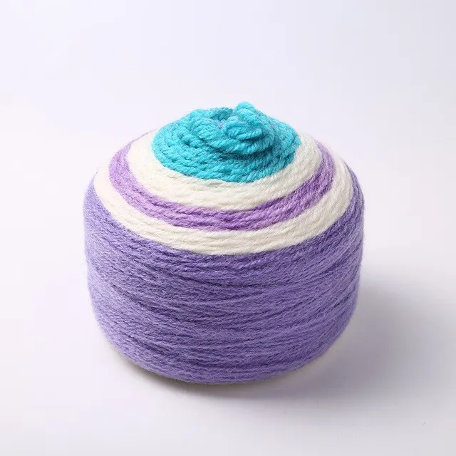 ZUARFY 100g Hand Knitting Cake Yarn Gradient Ombre Colorful Crochet Woven  DIY Thread 