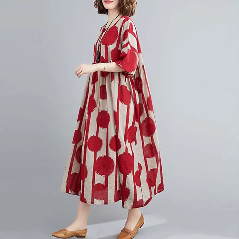 Винтажное платье в горошек -2 цвета 1