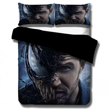 

Marvel Super Heroes 3D printing bedding Deadpoo comforter bedding sets duvet cover AU EU AU 12 Sizes bedclothes venom
