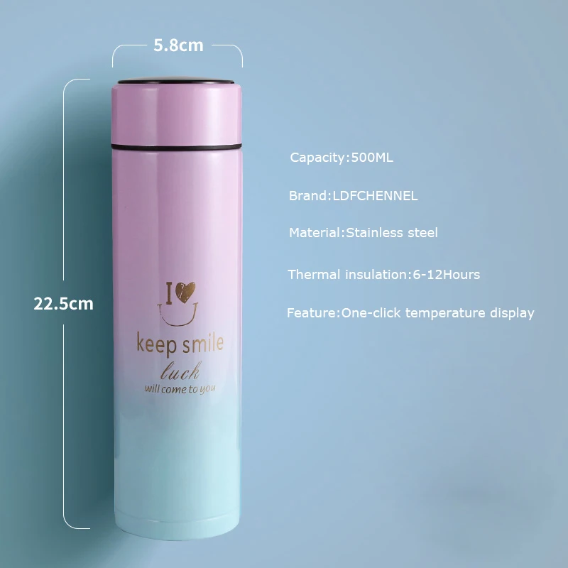 YCONTIME Smart Digital Thermos,Keep Cold And Heat Thermal Bottle,Travel  Coffee Cups,Mugs Thermos,LED Display Temperature Thermal - AliExpress