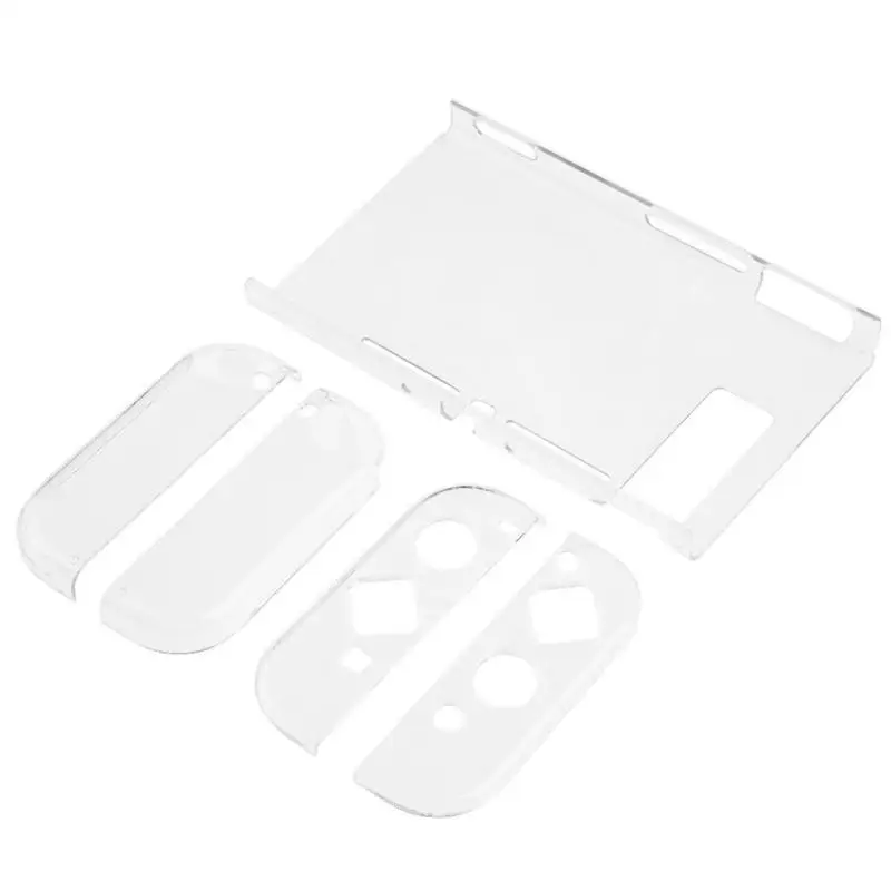 

Crystal Clear Hard Protective Cover for Nintend Switch Console Joy-Con
