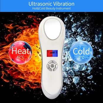

5 in 1 LED RF Photon Therapy Facial Skin Lifting Rejuvenation Vibration Device EMS Ion Microcurrent Hot Cold Massager Machine