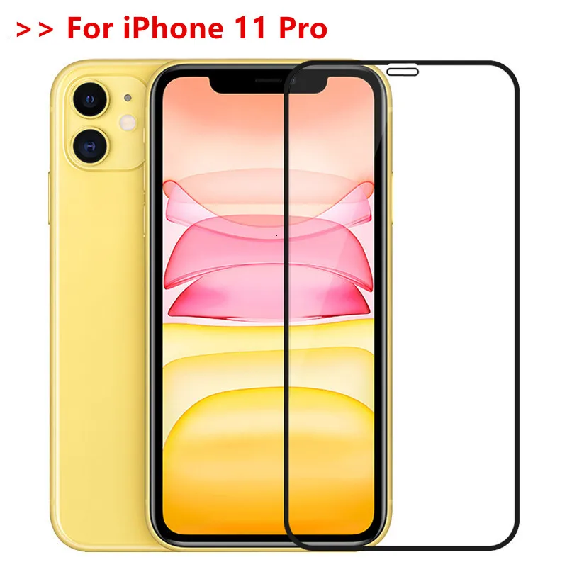 

For iPhone 11 pro max Protective Glass Full Screen Protector Film For iPhone X XR XS Max 6 6s 7 8 plus 5 5s SE Tempered Glass