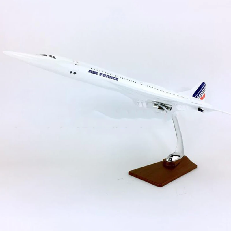 47 см 1:124 самолет Concorde Air Франция британская авиация один пассажирская авиакомпания модель пластиковая Смола самолет для сбора дисплей