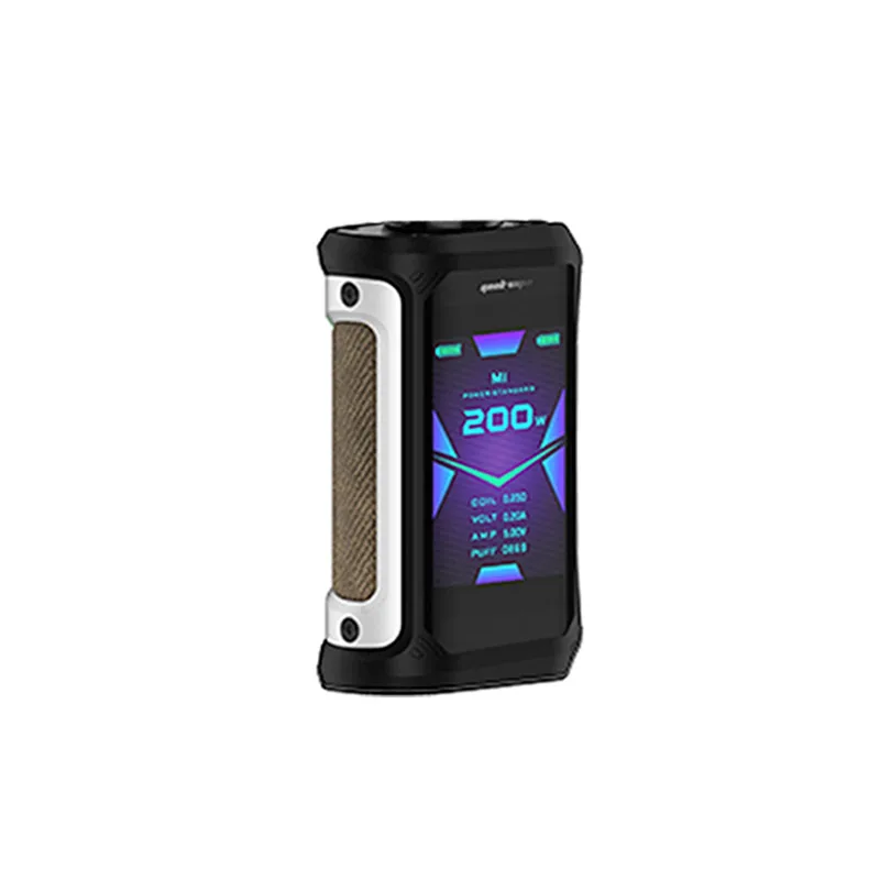 Серебристый Новое поступление Geekvape Aegis X Mod 200W макс Выход электронные сигареты Mod с 2,0 чипы создано Двойной 18650 испаритель - Цвет: Серебристый