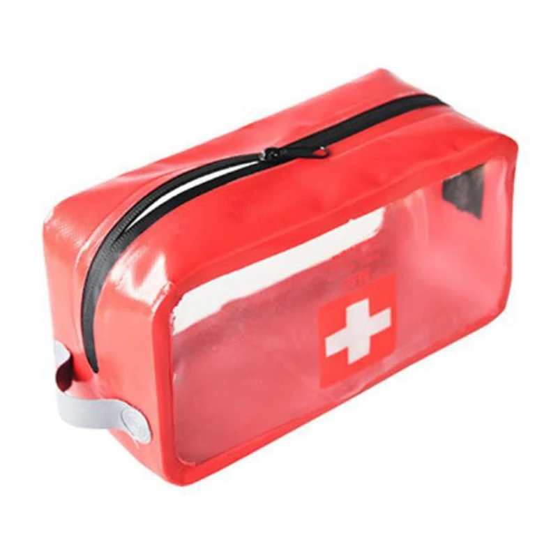 Аптечка для первой помощи аварийный медицинский аптечка сумка прозрачный ПВХ водонепроницаемый автомобильный набор сумка открытый