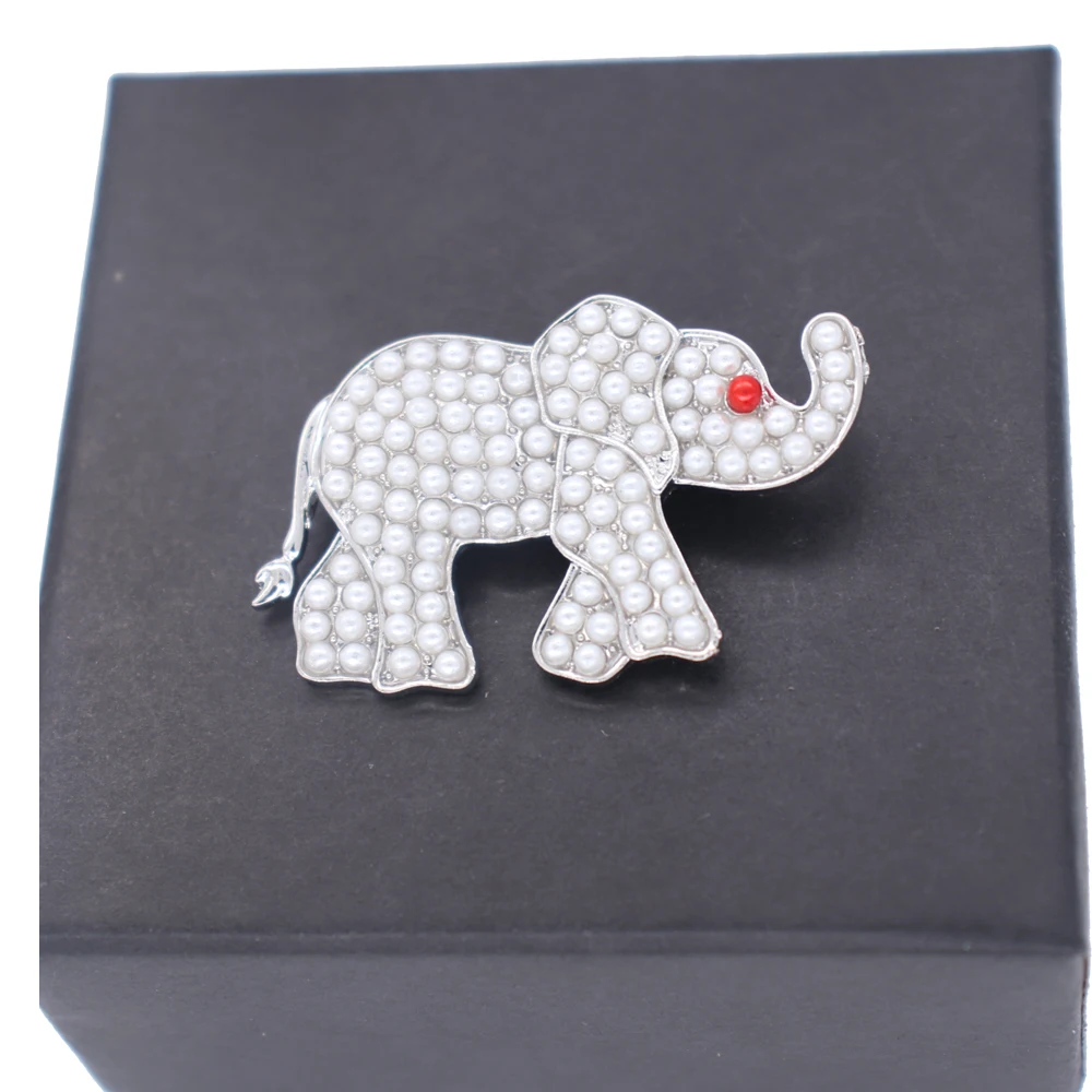 Двойной нос с милым дизайном, полностью покрытые жемчугом или бусинами, броши-слоны нагрудные значки греческий DST знак Дельта Сигма Тета брошь подарочные сувениры