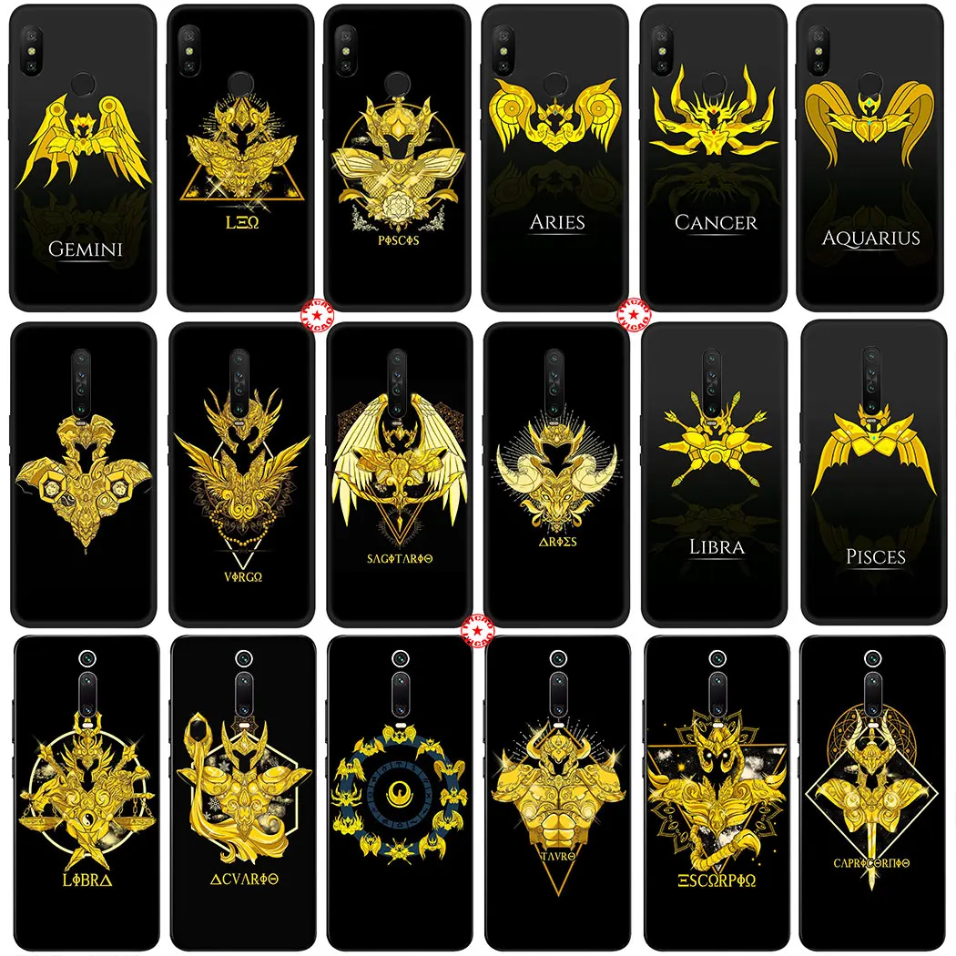 Мягкий силиконовый чехол Y65 Saint Seiya Twelve constellation для Xiaomi Redmi Note 9S 9 Pro Max 5 5A Prime 6 7 8 8T |