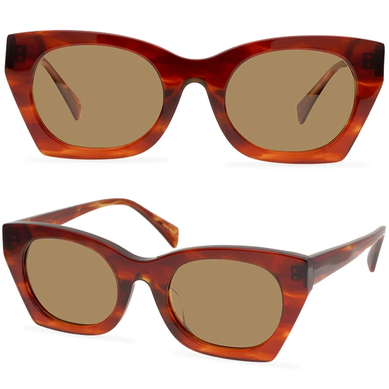 

Fashion Personality Women's sunglasses Luxury Butterfly Acetate Polarized Sunglass Man