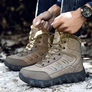 

Mens Top Quality High Shoes Boots Men Army Boots Special Force Waterproof Leather Desert Combat Work Shoes Tactical Ankle Boots