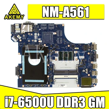 

SAMXINNO for Lenovo Thinkpad E560 E560C notebook motherboard BE560 NM-A561 mainboard CPU i7 6500U DDR3 100% test work