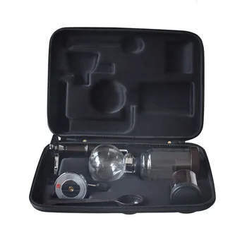 

Travel Coffee Set 200ml Syphon Pot Espresso Machine with Gas Burner Coffee Bean Storage Kitchen Accessories