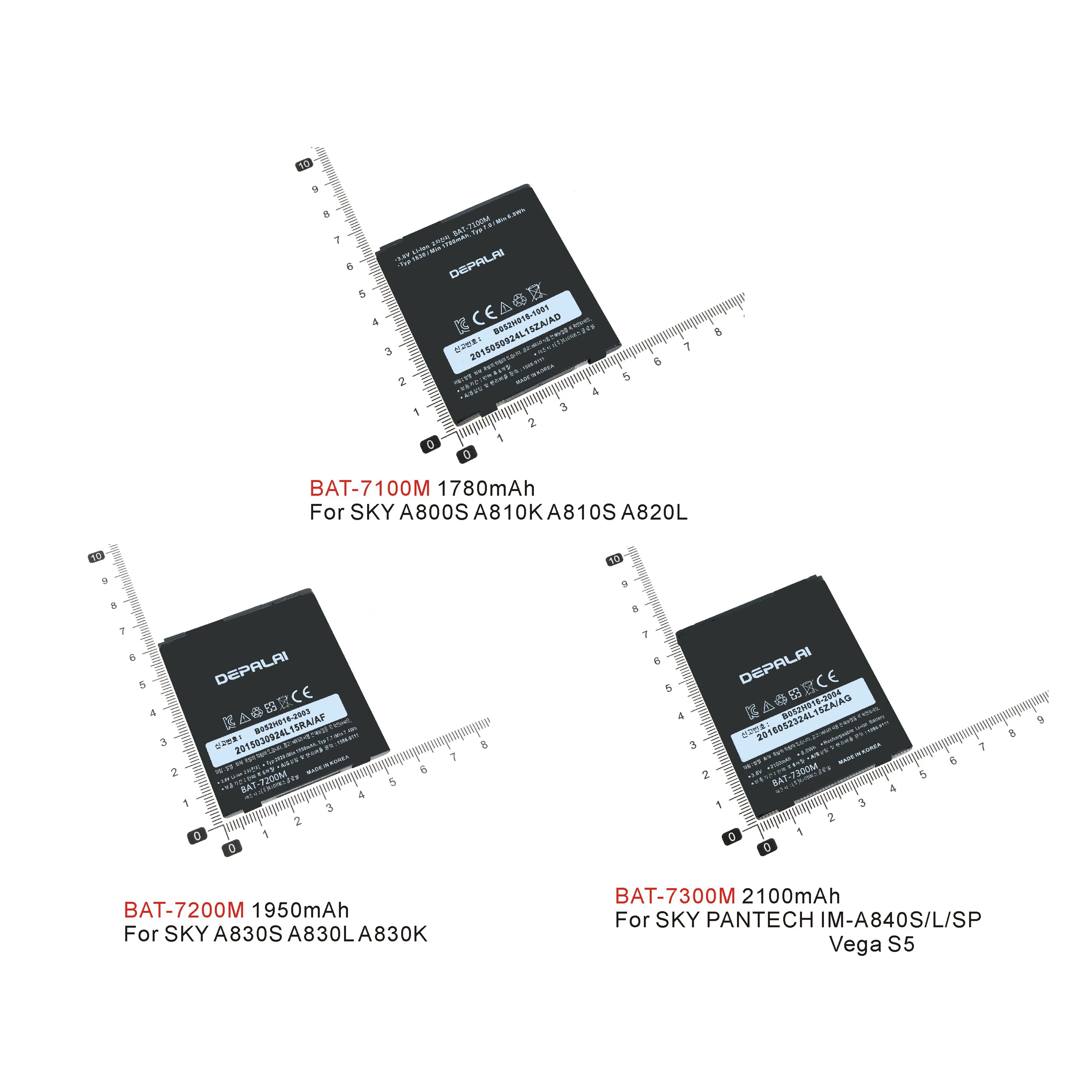 Фотоаккумулятор для SKY PANTECH VEGA A800S A810K A810S A820L A830S A830L A830K | Мобильные телефоны и