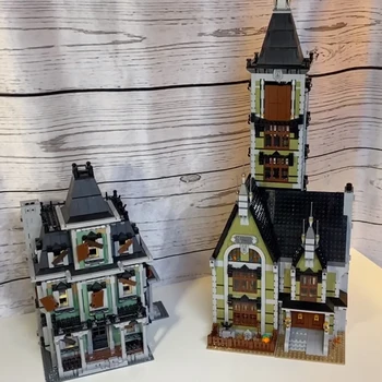 

New Lepinblocks Haunted house Compatible 10273 Building Bricks Educational Toys Children Gifts