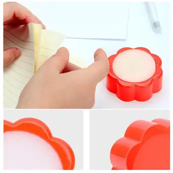 

Creative Finger Wet Sponge Finger Dampener Finger Wetting Paper Money Sponge Case Count Round Creative Damper Cute R0J3