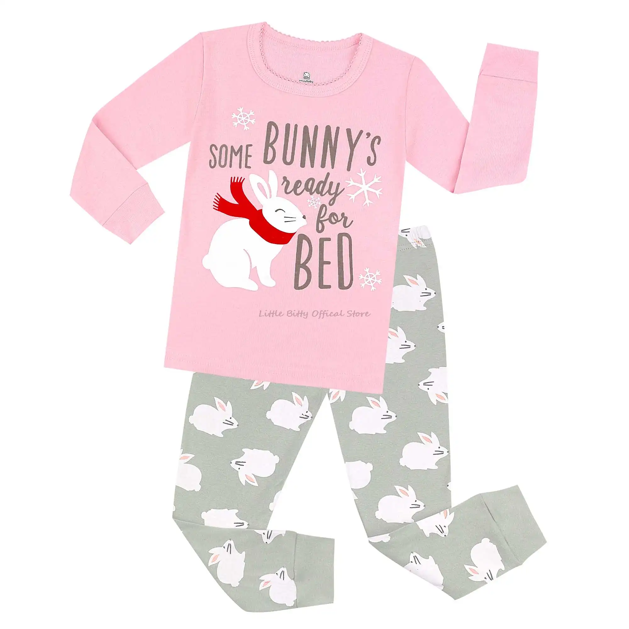 Pyjama Pour Bebe Fille Et Garcon Joli Ensemble Imprime Lapin Dessin Anime Animal Mignon Aliexpress
