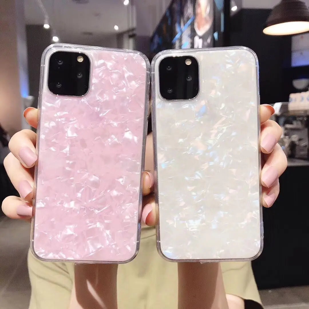 

Luxury Glitter Phone Case For iPhone 6 6S 7 8 Plus Dream Shell Pattern Cases For iPhone 11 Pro XR XS Max Soft TPU Silicone Cover