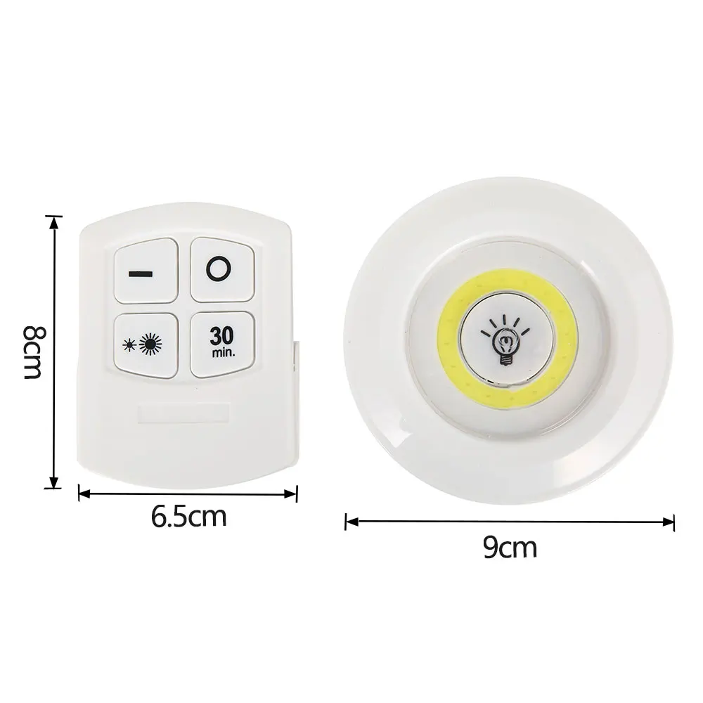 4 шт. светодиодный светильник для шкафа беспроводной пульт дистанционного управления затемняемый Светодиодный светильник для шкафа сенсорный светильник для ванной комнаты кухонный светильник Ночной светильник
