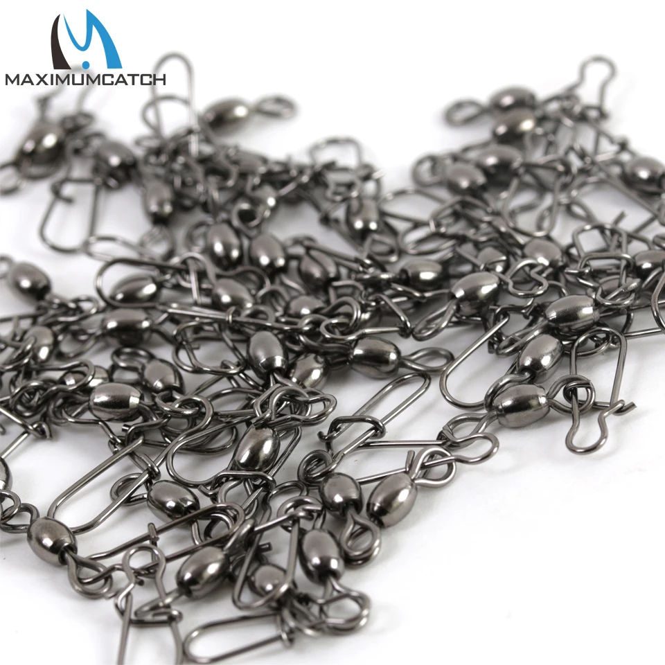Black Color Maximumcatch 50 шт.#4/#7#10 рыболовные стержни поворотный с хорошим приспособления для рыбалки аксессуар - Цвет: Black Color
