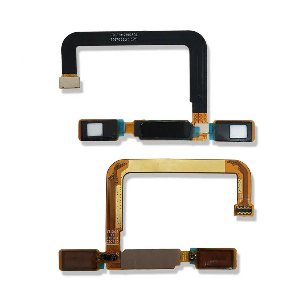 for Nokia 6 2017/Nokia 6.1 Plus X6 Black Color Home Key Fingerprint Flex Cable | Мобильные телефоны и аксессуары