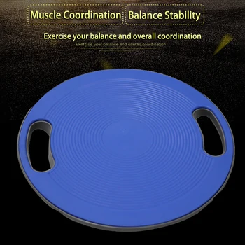 

Yoga Gym Strong Bearing Round Plate Waist Twisting Anti Skid Balance Plate Practice Sports Non Slip Disc Wobble Exerciser May6