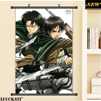 

Attack on Titan Giants Advance Shingeki No Kyojin Aot Snk Levi Eren cameltoe cartoon anime wall scroll poster canvas painting