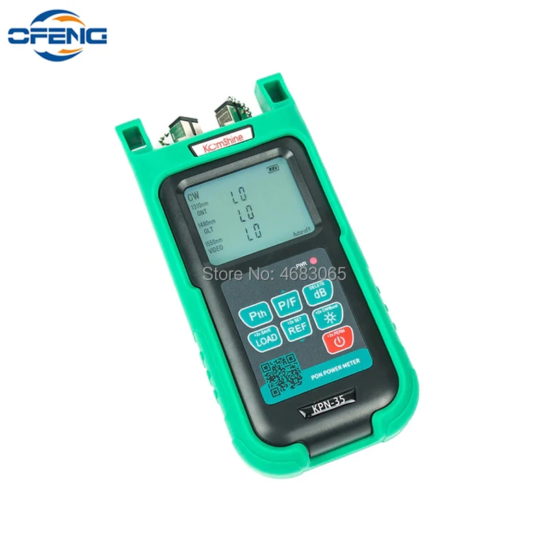 

Handheld Komshine KPN-35 PON FTTH Fiber Optical Power Meter Tester with SC UPC interface connector