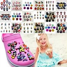 10 шт. Игра престолов Бэтмен Outlanders кристалл ПВХ обувь талисманы аксессуары подходят браслеты Croc jibz обувь пряжки украшения