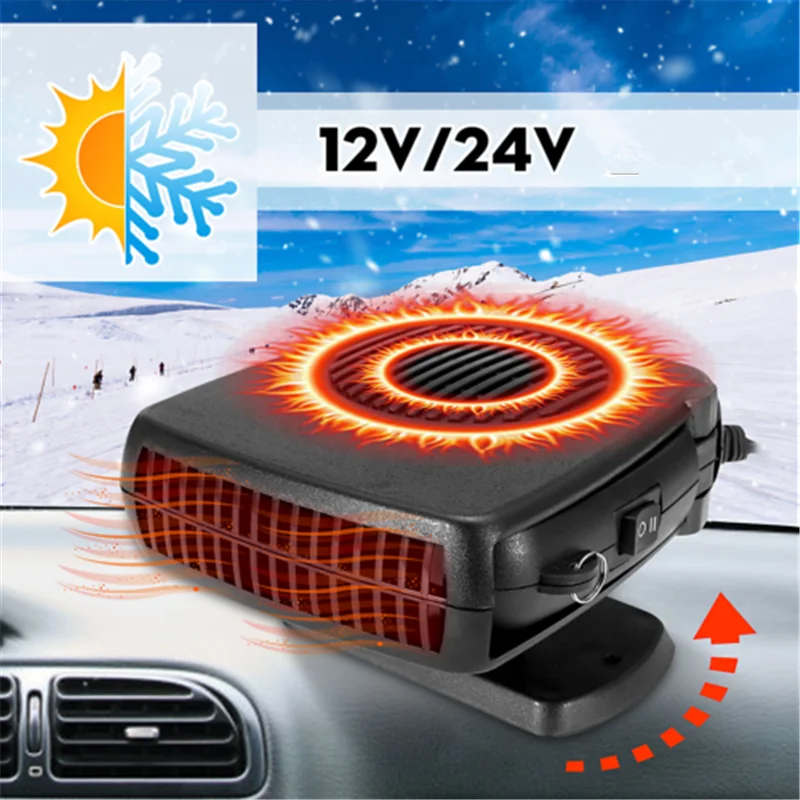 

2019 Defroster Windshield Portable Electric 12 v Car Heater Fast Heating Fan Defroster Demister Car Dryer 12 volt Car Defroster