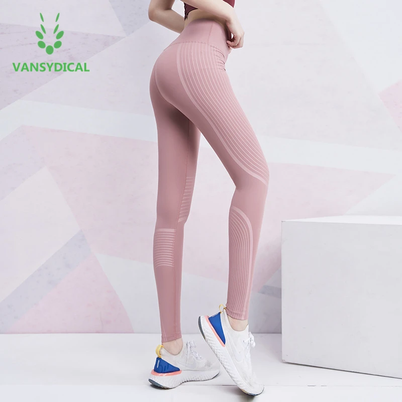 Vansydical Women Stretchable Yoga Pants 