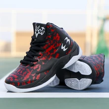 Детская Баскетбольная обувь; кроссовки для мальчиков; баскетбольные кроссовки в стиле ретро; спортивная обувь для баскетбола; 1 детская обувь