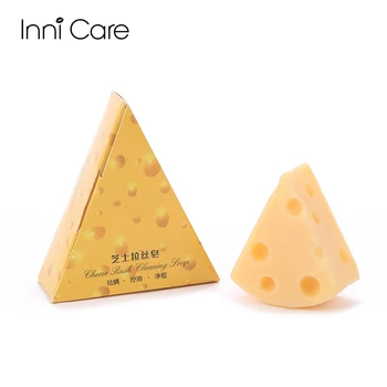 

Cheese Facial Soap Face Wash Bath Deep Cleansing Skin Care Moisturizing Oil Control Mite-Removing Face Soap