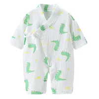 Baby Clothes Newborn Jumpsuit Girls Boys Muslin Cotton Long Sleeve Romper 0-24M 3