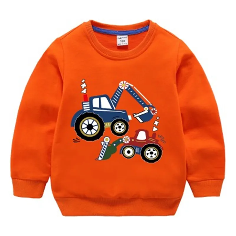 Тонкий свитер для маленьких мальчиков; Толстовка для девочек с рисунком динозавра из мультфильма; Одежда для мальчиков; топы для детей; свитер с принтом «Moose»; детская одежда