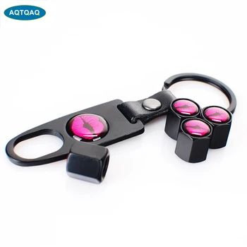

4Pcs/Set Classic Red Lips Anti-theft Chrome Car Wheel Tire Valve Stem Cap For Car/Motorcycle,Air Leakproof And Protection