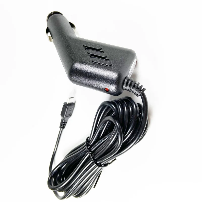 충전 소켓 마이크로 USB 어댑터 전원 공급 장치 자동차 충전기, 케이블 길이 3.5m, 12V-24V, 5V, 1.5A
