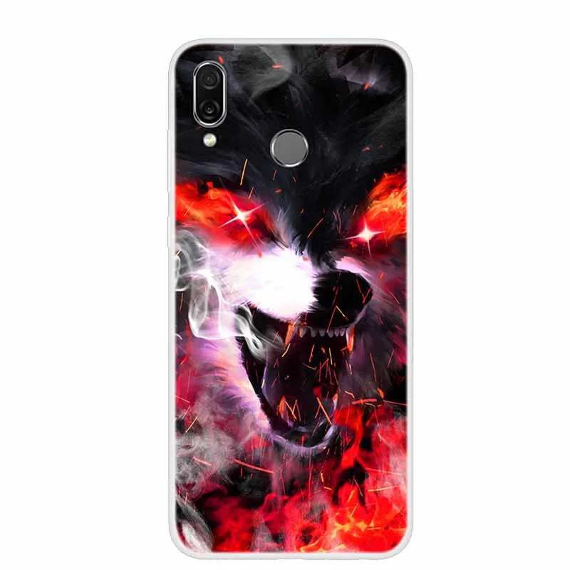 Chic Floral & Animal Print Soft TPU Silicone Case for Huawei Honor Play - 6.3 Protective Phone Cover
