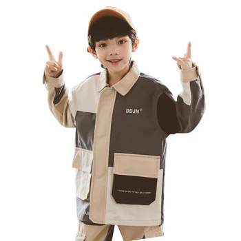 

Kids Jacket Letter Print Jacket For Boy Long Sleeve Outerwear For Children Spring Autumn Fashion Clothes For Boys 6 8 10 12 14