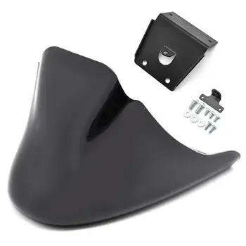 

Glossy Black Front Spoiler Cover Chin Fairing Fit with Mounting Bracket for Har Ley Sportster XL1200 Iron 883 2004-2018